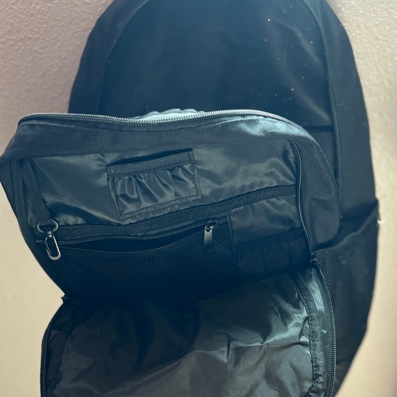 Jordan Backpack in Black with Pink Logo - Picture 14 of 14